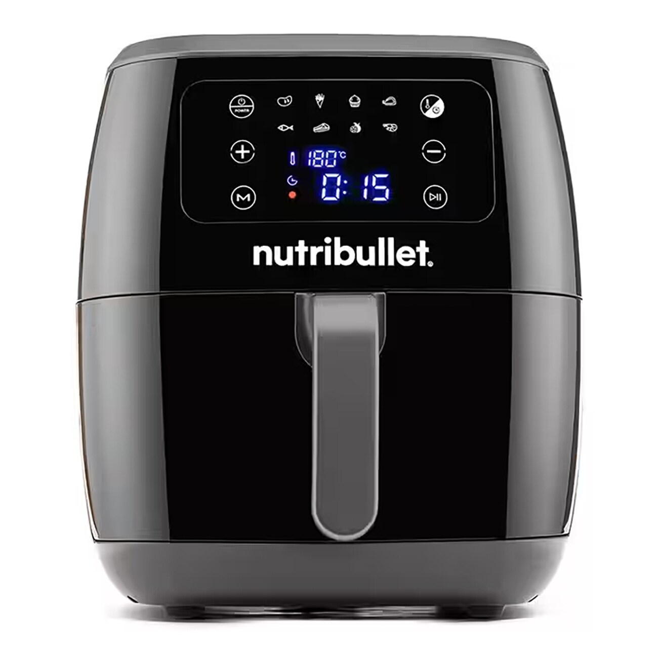 nutribullet XXL Digital Airfryer NBA071B schwarz Hei&szlig;luftfritteuse 