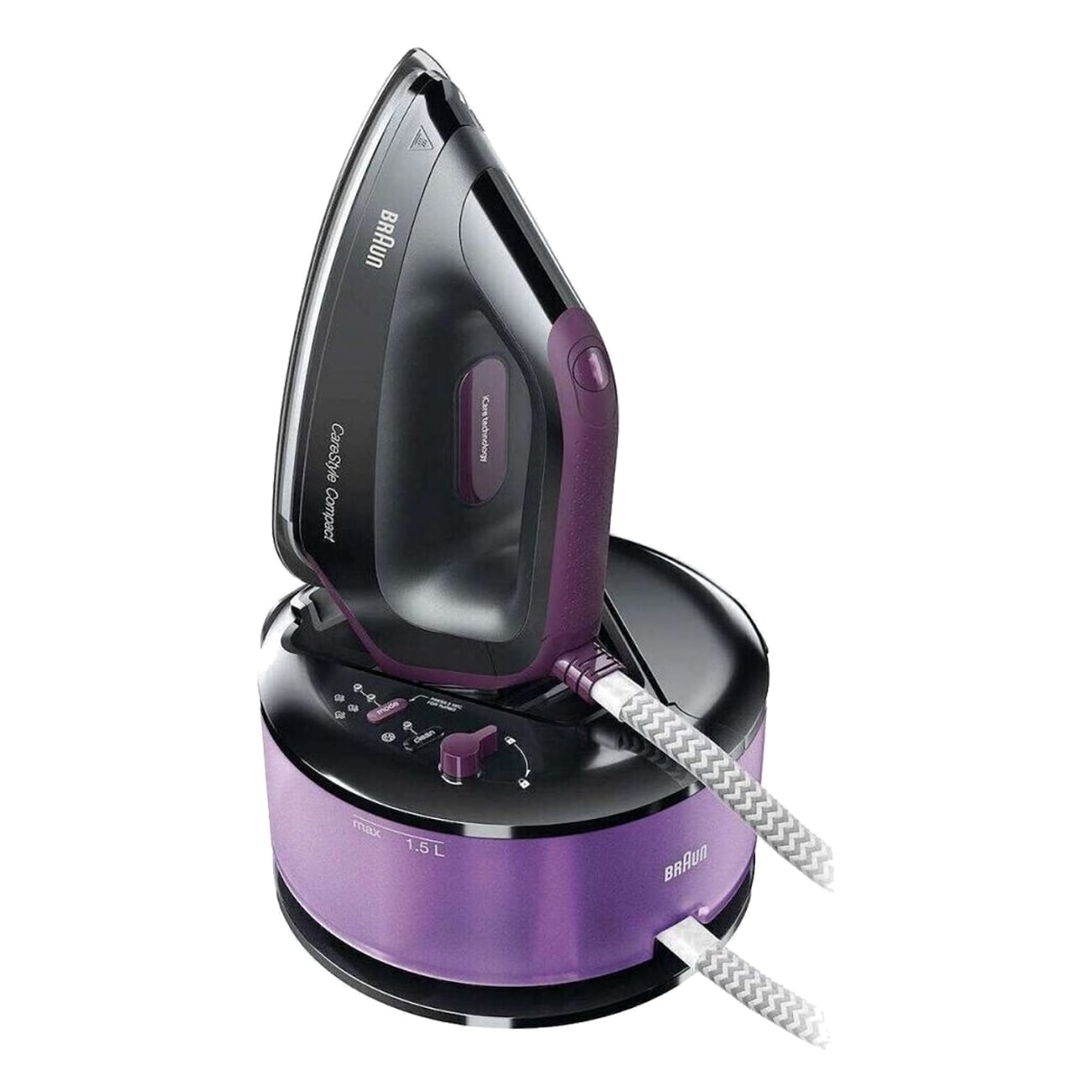Braun IS 2144 BK lila Dampfb&uuml;gelstation 
