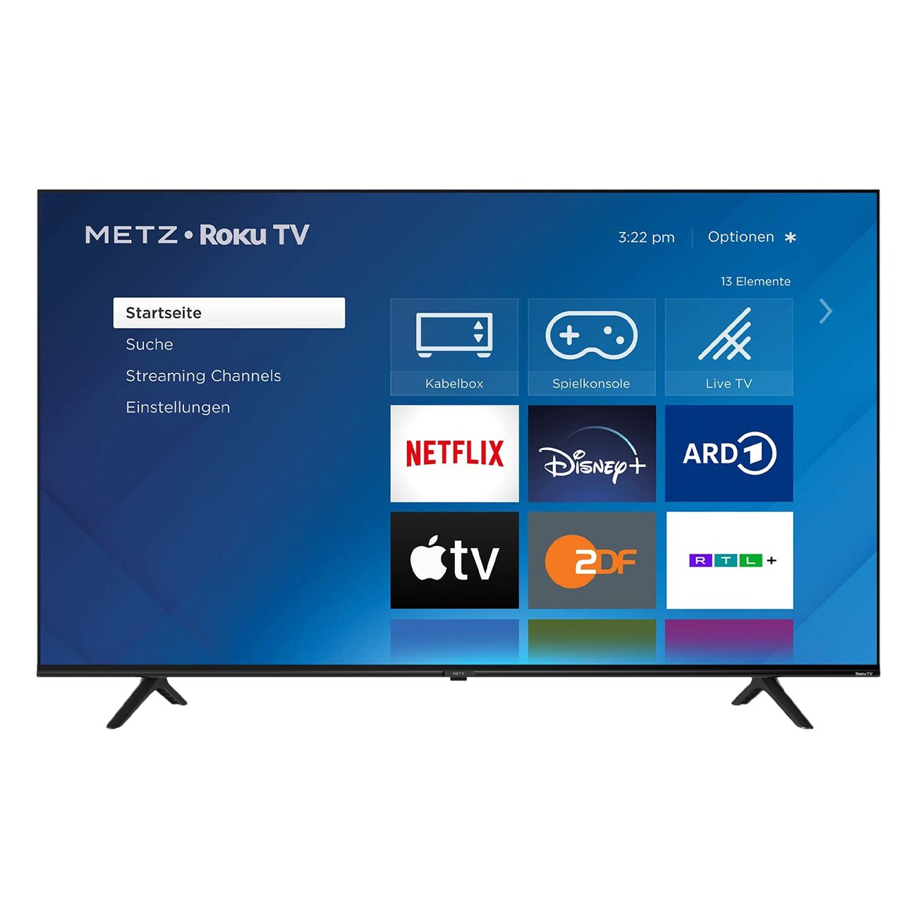 Metz Blue 50MUD6001Z Roku TV schwarz LCD TV 
