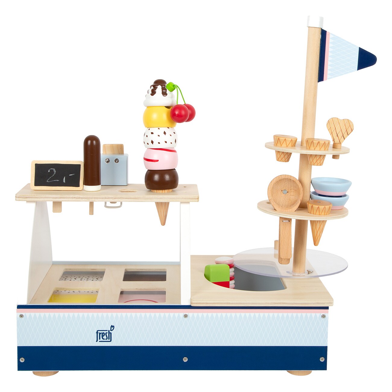 Smallfoot Small Foot Eistheke fresh 11815 Mehrfarbig Kaufladen 