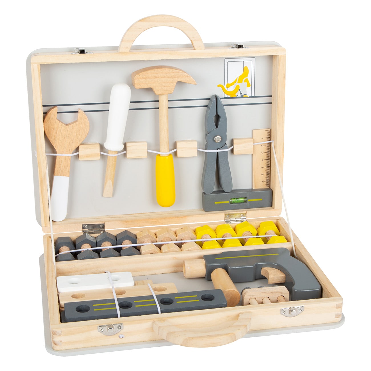 Smallfoot Werkzeugkoffer Miniwob (11808) Mehrfarbig Spielwerkbank 