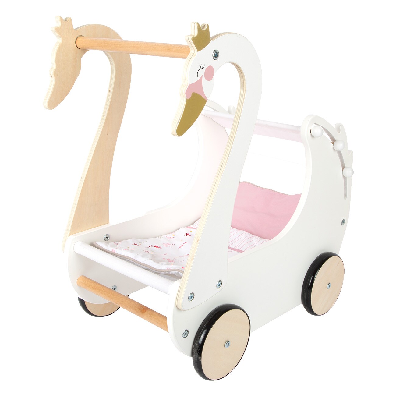Smallfoot Puppenwagen Schwan 12283 Mehrfarbig Puppenwagen 