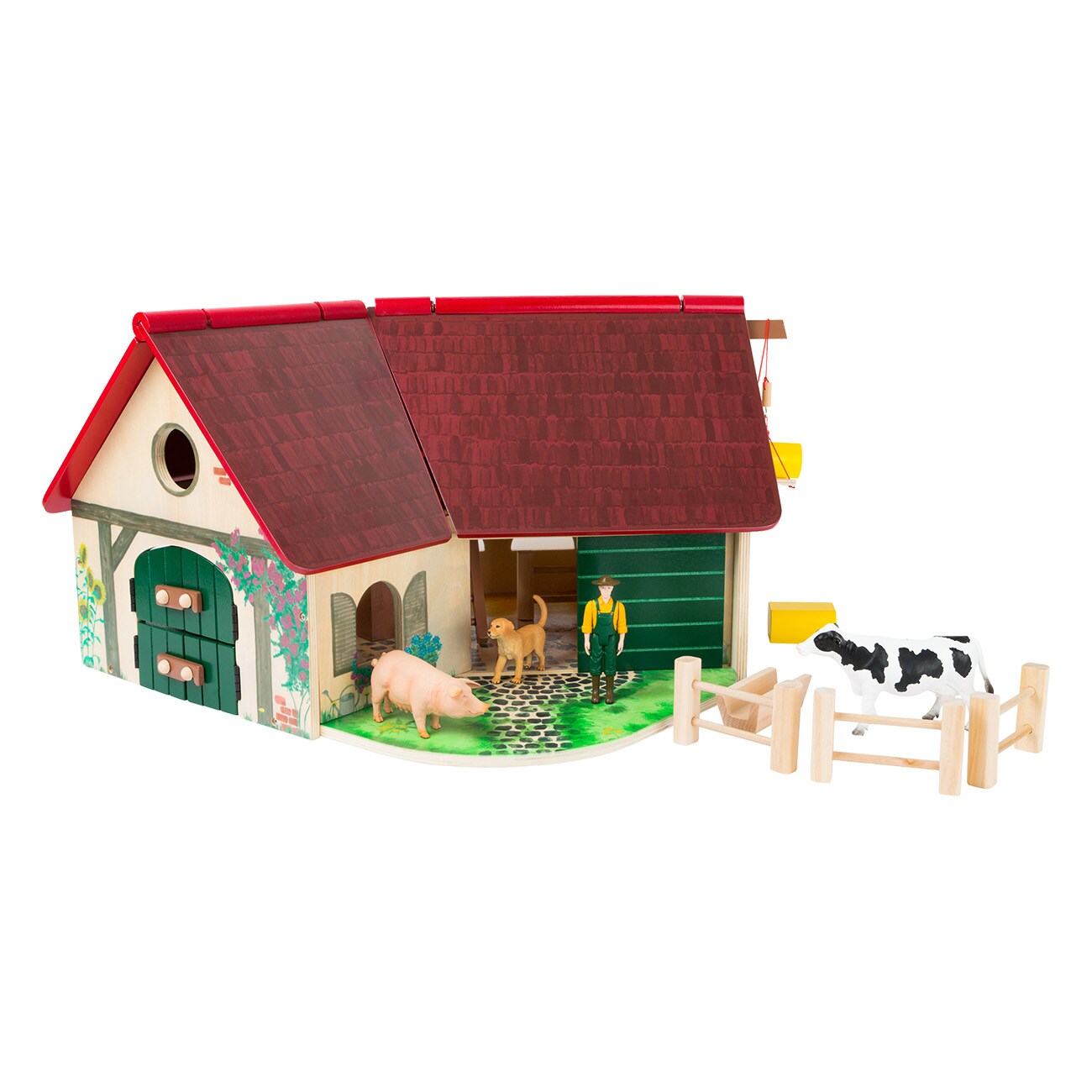 Smallfoot Woodfriends Bauernhof 11005 Mehrfarbig Kinderbauernhof 