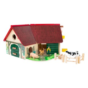 Smallfoot Woodfriends Bauernhof 11005 Mehrfarbig Kinderbauernhof 