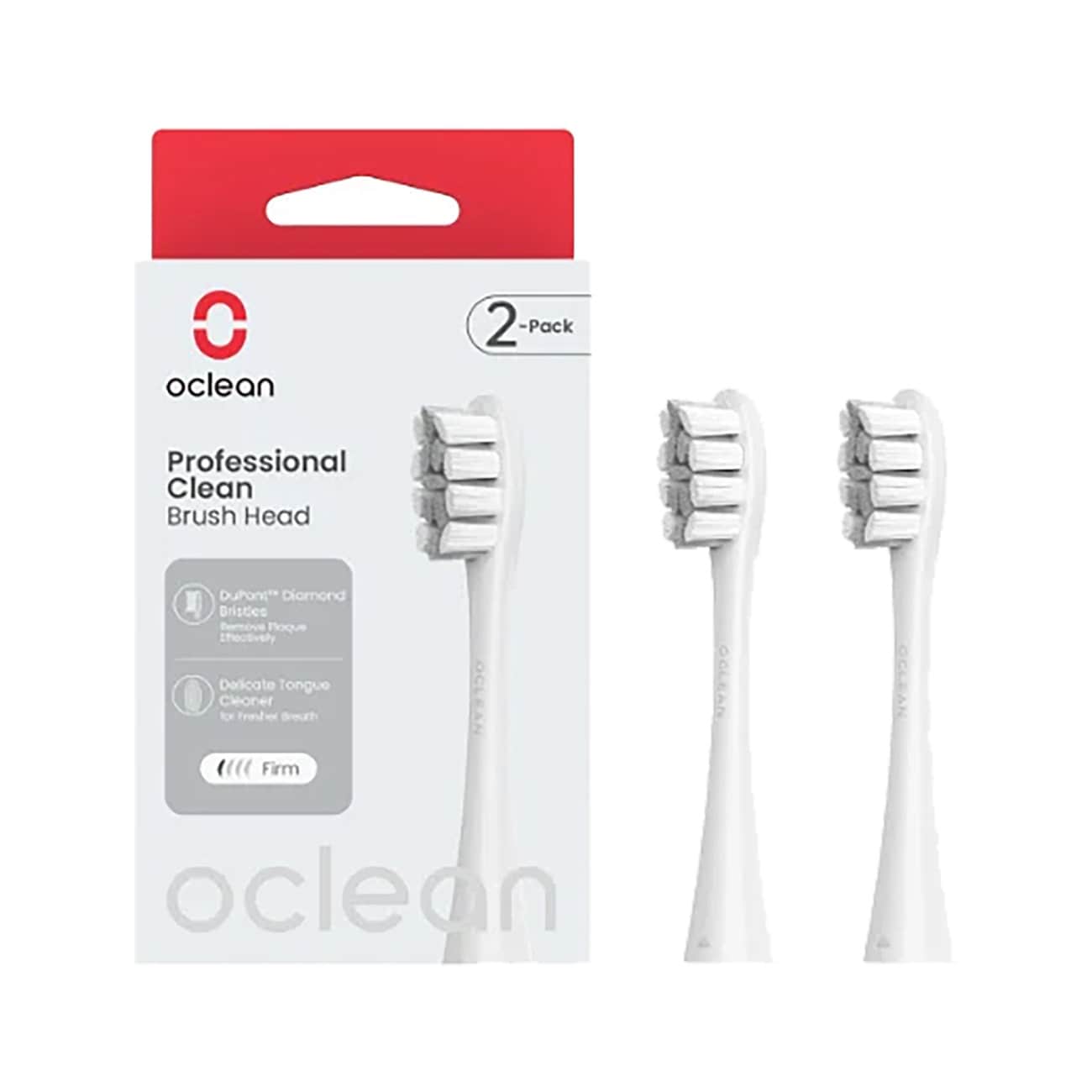Oclean Professional clean 2 Pack grau Zahnb&uuml;rsten Zubeh&ouml;r 