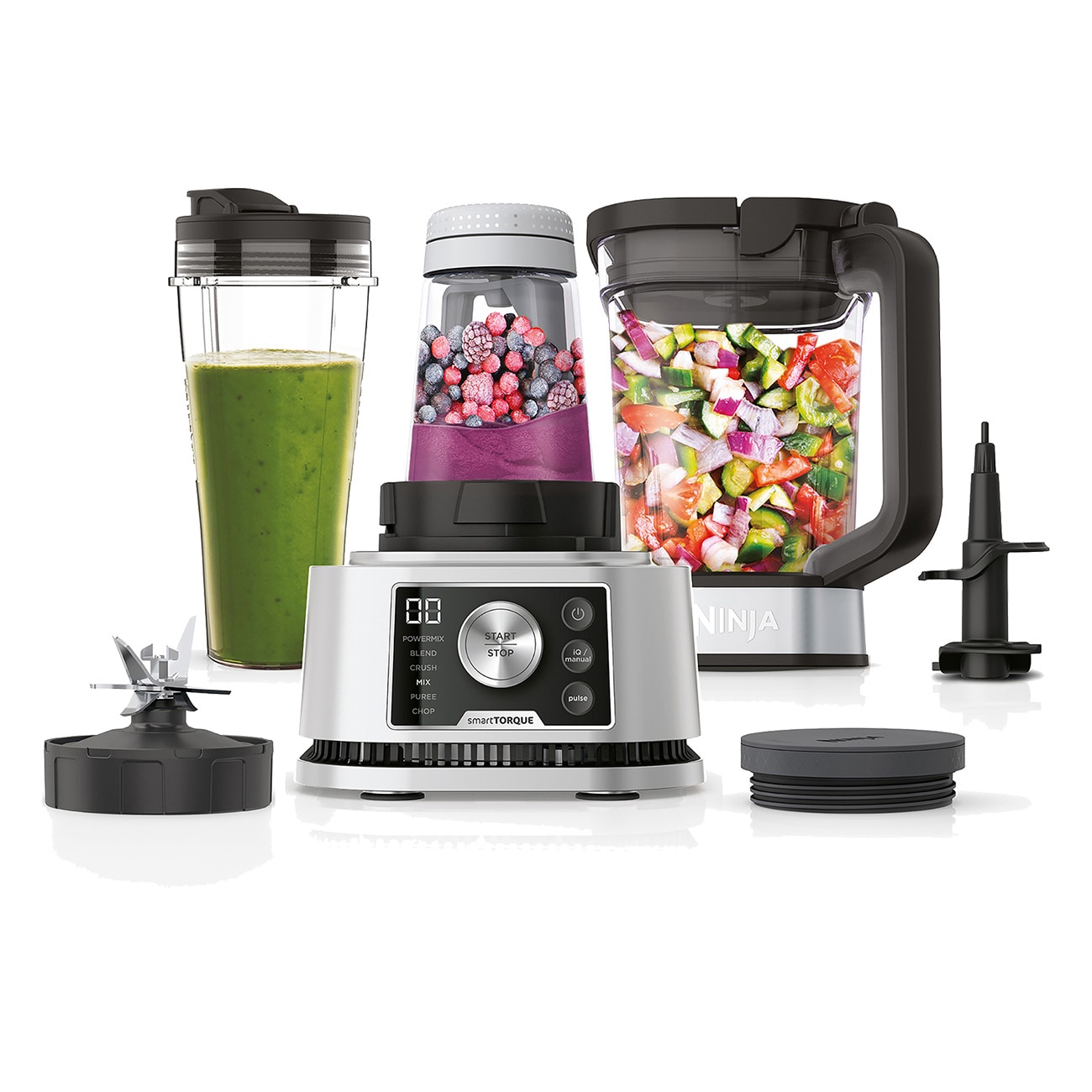 Ninja CB350EU Foodi 3-in-1 silber Standmixer 