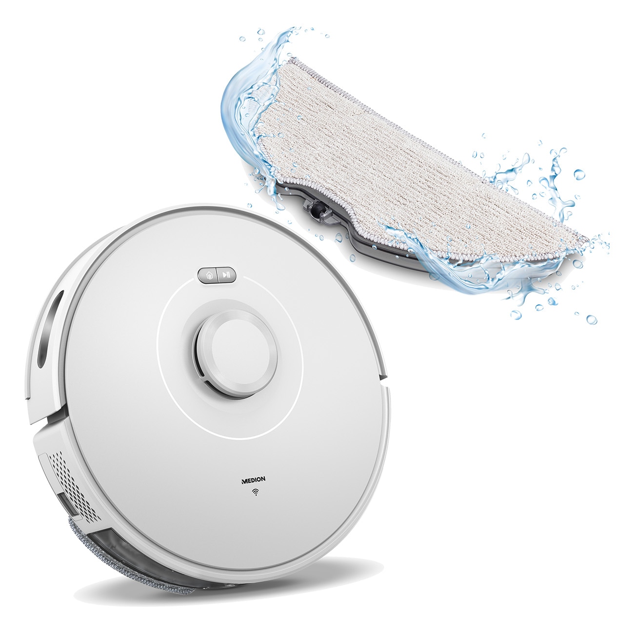 Medion MD 11782 wei&szlig; Saugroboter 