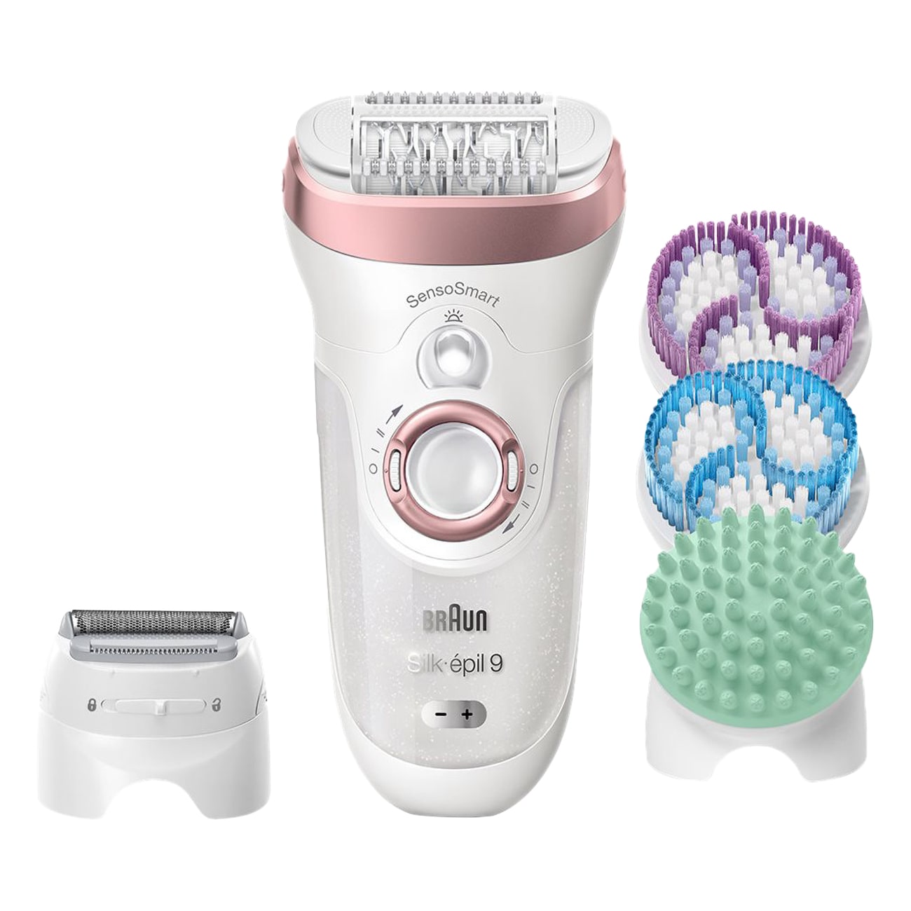 Braun Silk-&eacute;pil 9 9/990 SkinSpa SensoSmart wei&szlig; Epilierer 