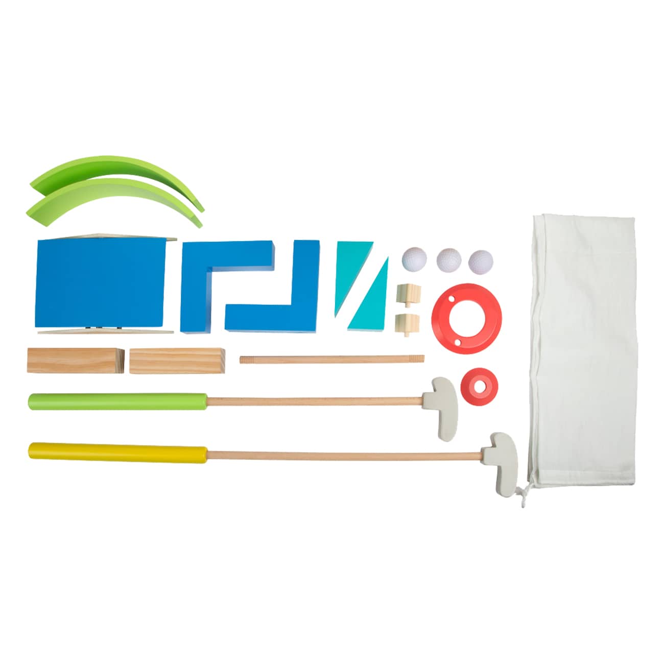 Small Foot Minigolf-Set Active 11964 Mehrfarbig Outdoor-Spielzeug 