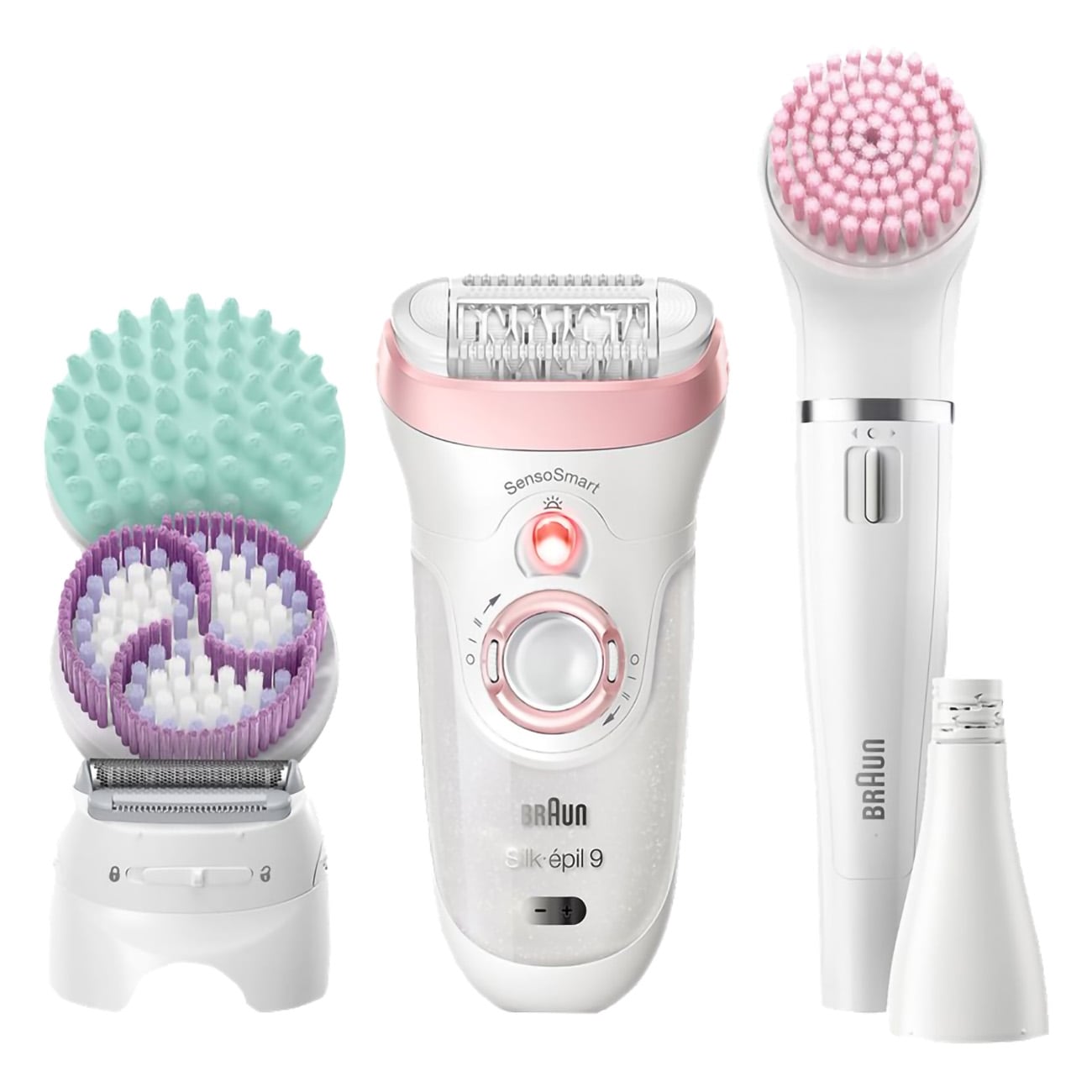 Braun Silk-&eacute;pil 9 SensoSmart 9/995 Beauty set wei&szlig; Epilierer 