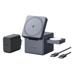 Anker 3-in-1 Cube MagSafe schwarz Smartphone Zubehör 
