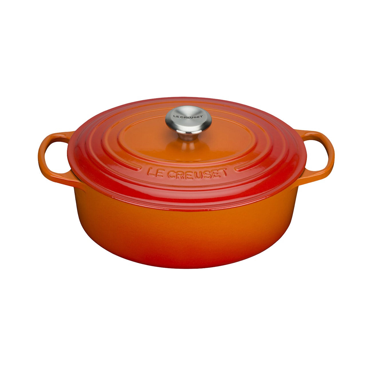 Le Creuset Br&auml;ter oval 29 cm schwarz Topf 