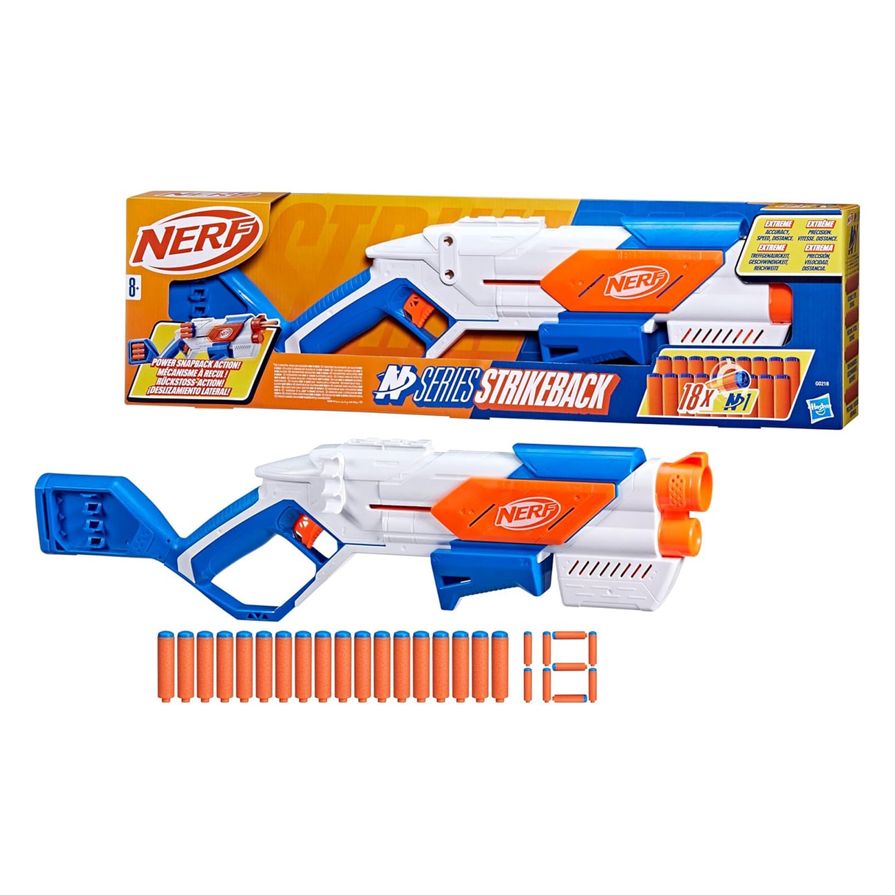 Hasbro NERF N SERIES STRIKEBACK Mehrfarbig Spielzeugwaffen 