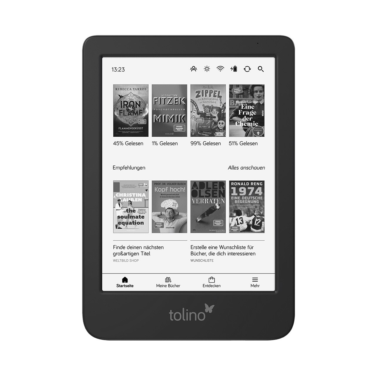 tolino shine 5. Generation schwarz eBook-Reader 