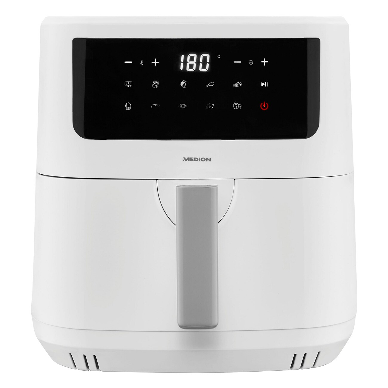 Medion LIFE P10 XL Duo (MD 11750) wei&szlig; Hei&szlig;luftfritteuse 