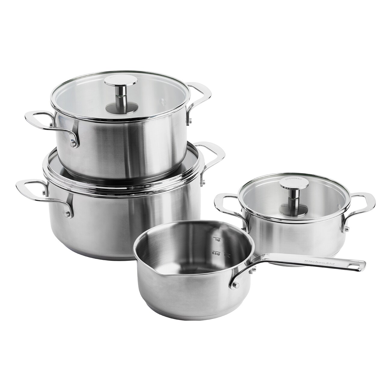 KitchenAid Stainless Steel (CC003575-001) silber Topf-Set 