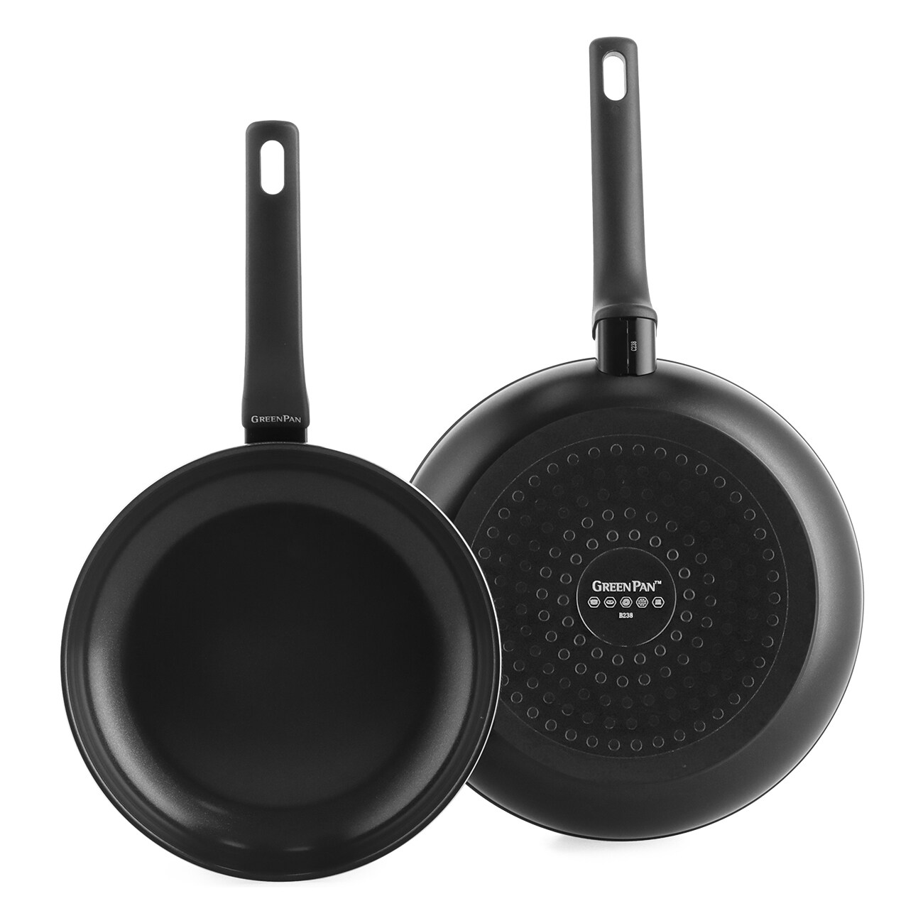 GreenPan Essence (CC009050-001) 24+28cm schwarz Pfannen-Set 