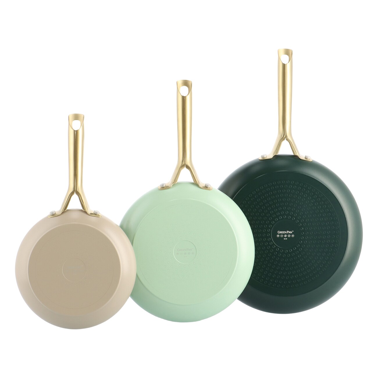 GreenPan Shades (CC009018-001) 20+24+28cm Set gr&uuml;n Pfannen-Set 