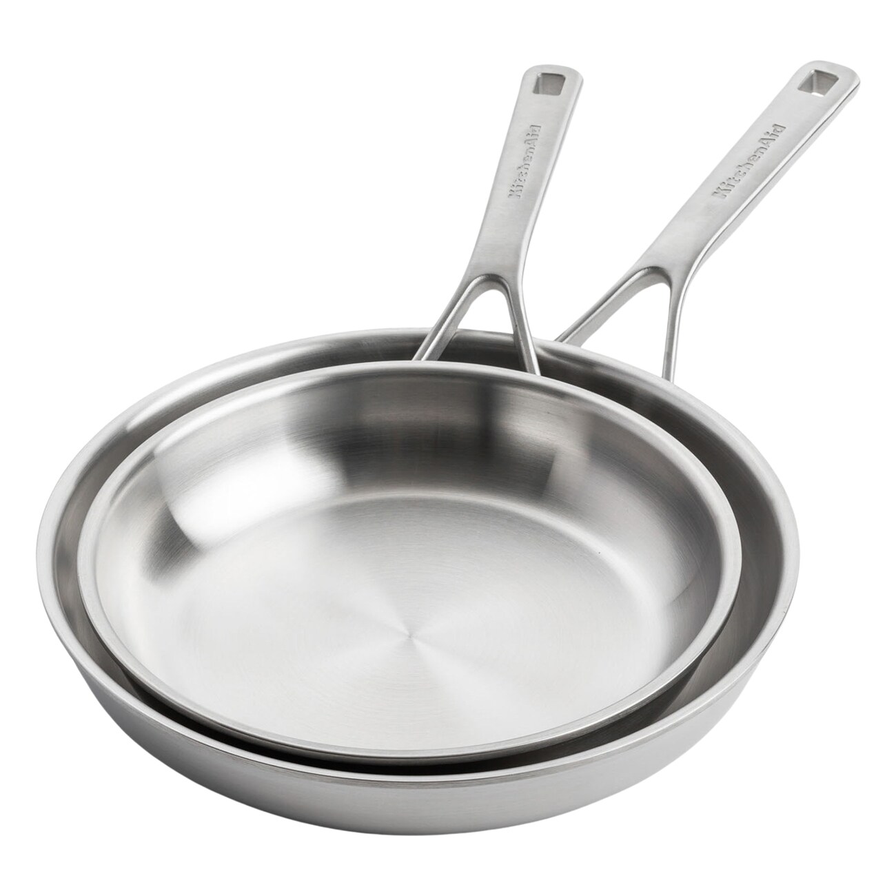 KitchenAid Multiply (CC004916-001) 24+28cm Set silber Pfannen-Set 