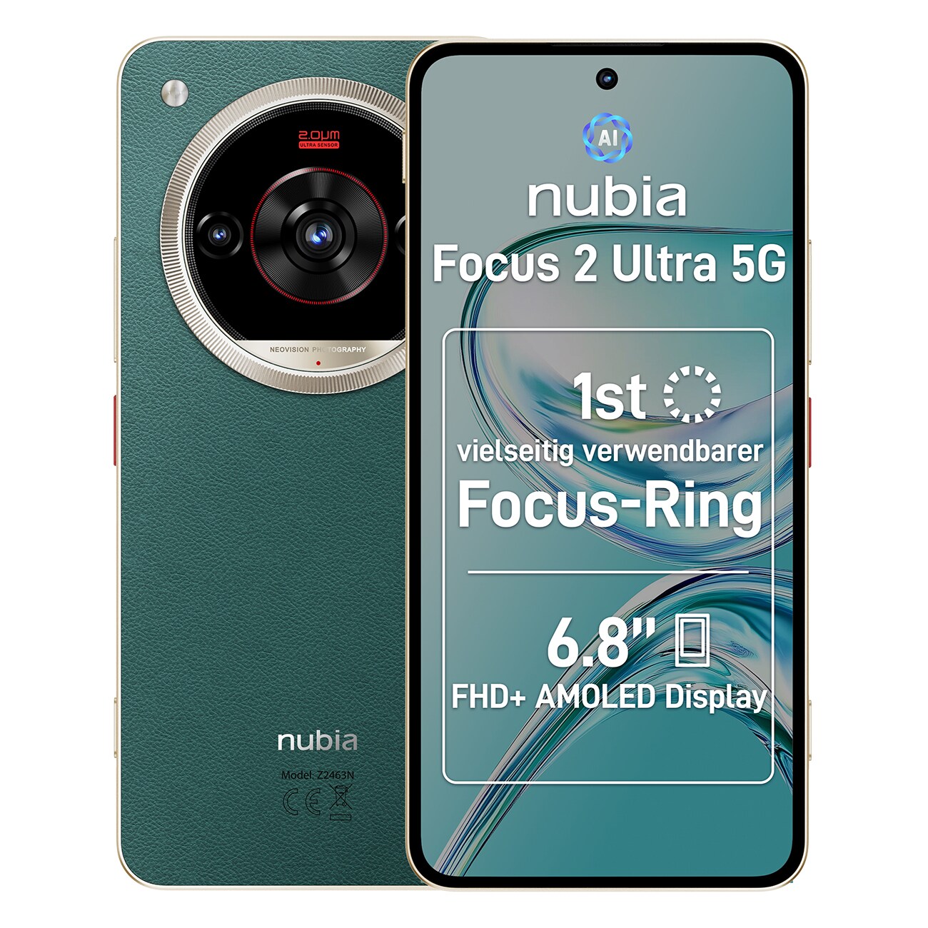 Nubia Focus 2 Ultra 5G gr&uuml;n Smartphone 