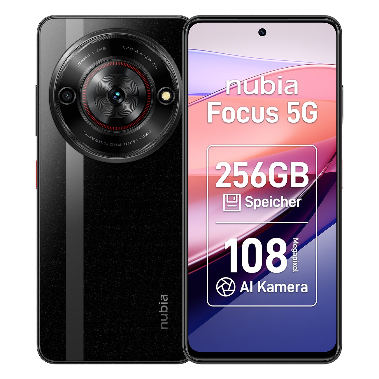 Nubia Focus 2 5G schwarz Smartphone 