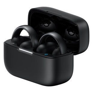 Soundcore AeroClip Open Ear Kopfhörer, satter Bass, adaptiver Komfort schwarz In-Ear-Kopfhörer 