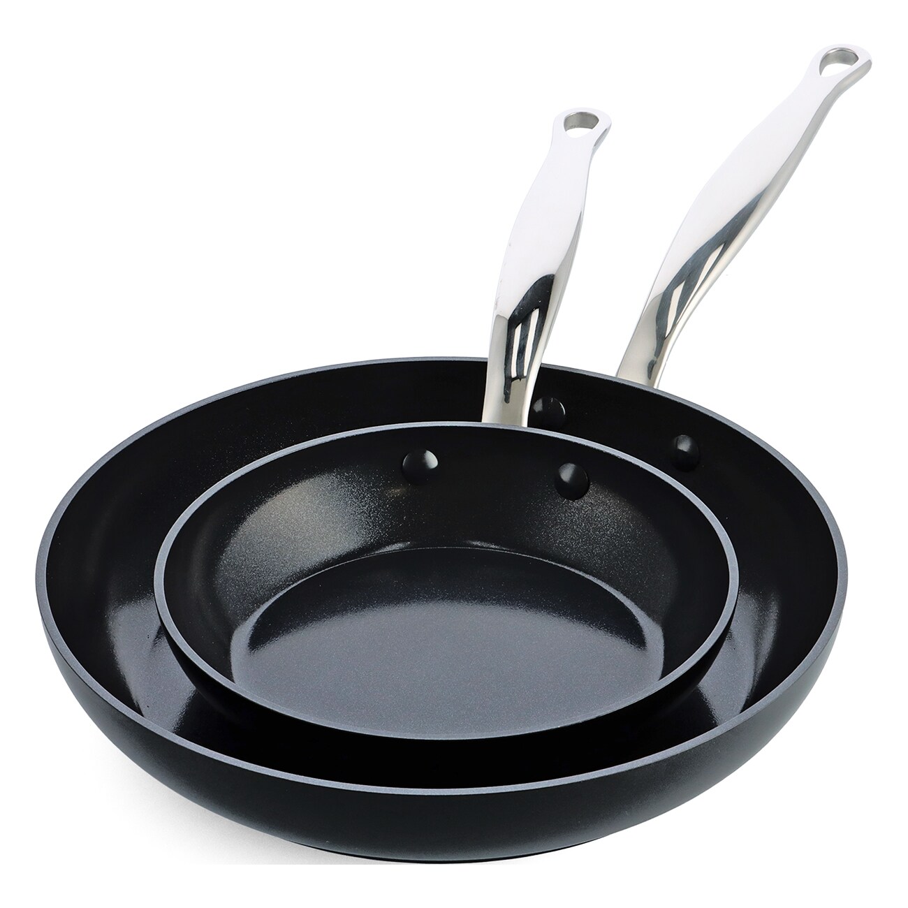 GreenPan Barcelona 20+28cm schwarz Pfannen-Set 