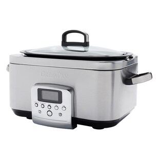 GreenPan Slow Cooker silber Multicooker 