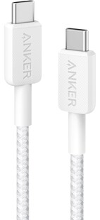 Anker 322 USB-C to USB-C weiß Ladekabel 