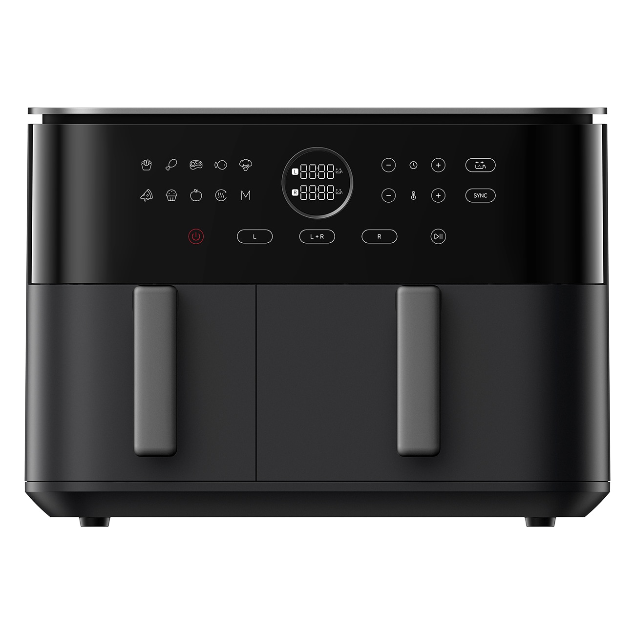 Xiaomi Dual Zone Air Fryer (BHR07SGEU) schwarz Hei&szlig;luftfritteuse 