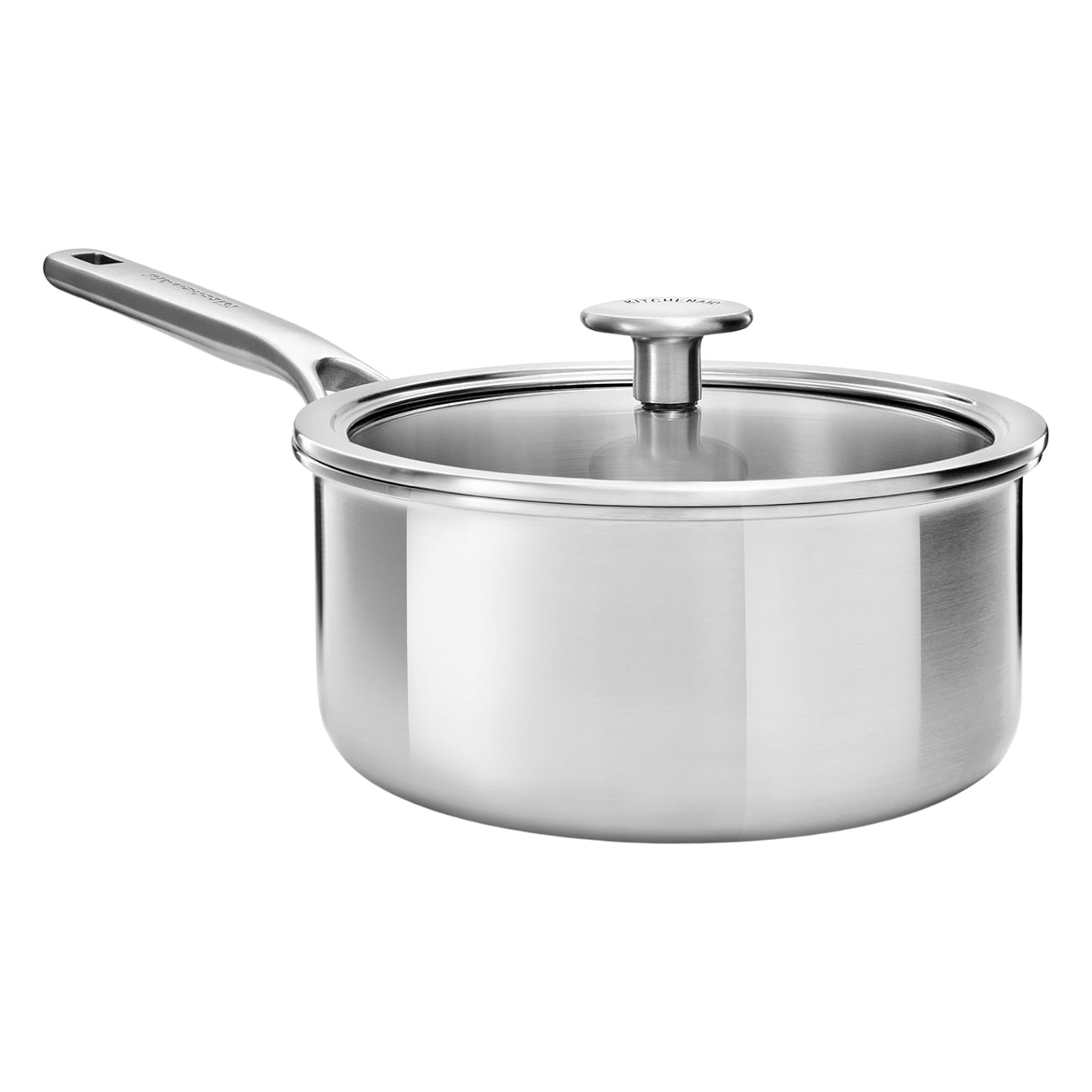 KitchenAid Stielkasserolle (CC003258-001) silber Kasserolle 