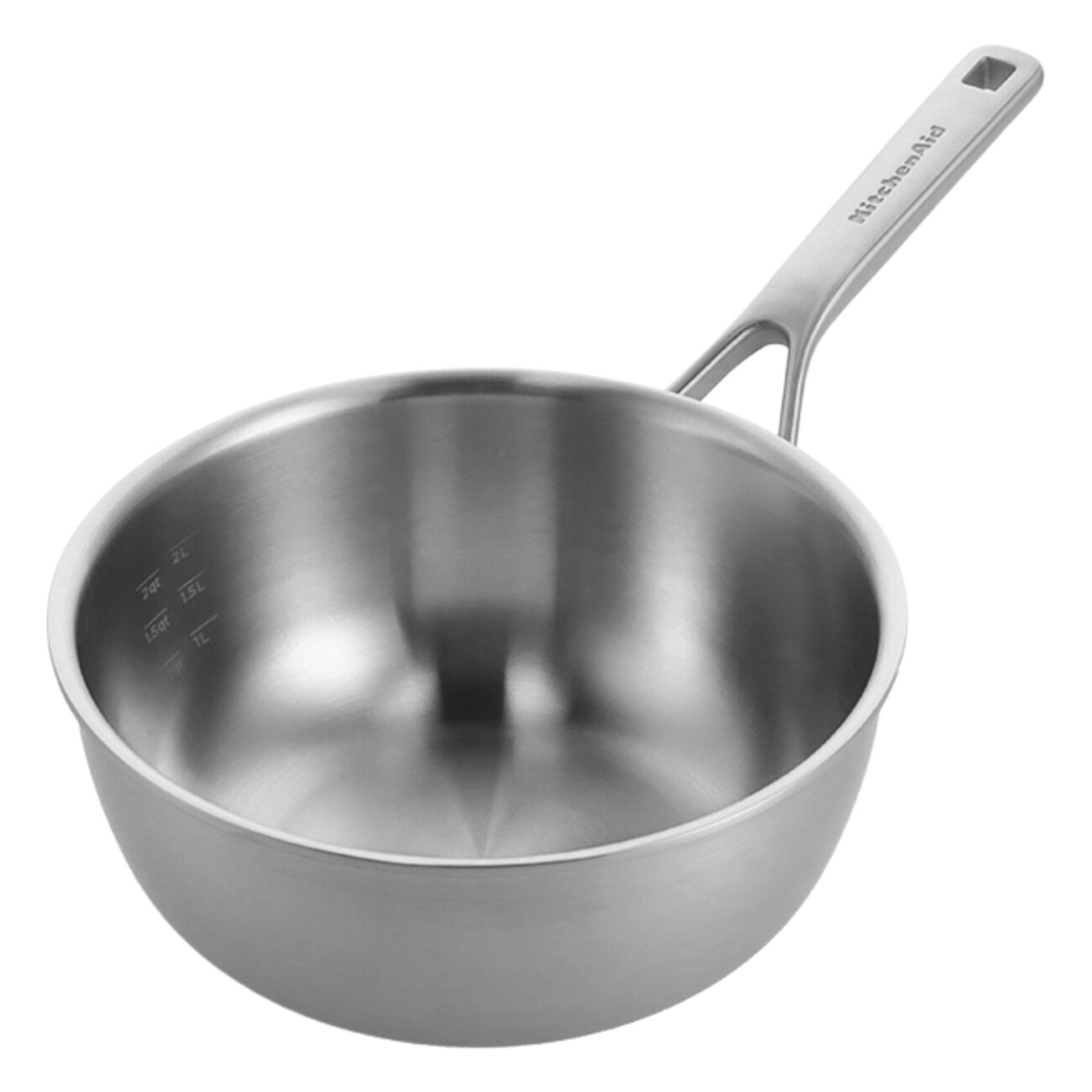 KitchenAid Chefs Pfanne Kasserolle (CC006024-001) silber Kasserolle 