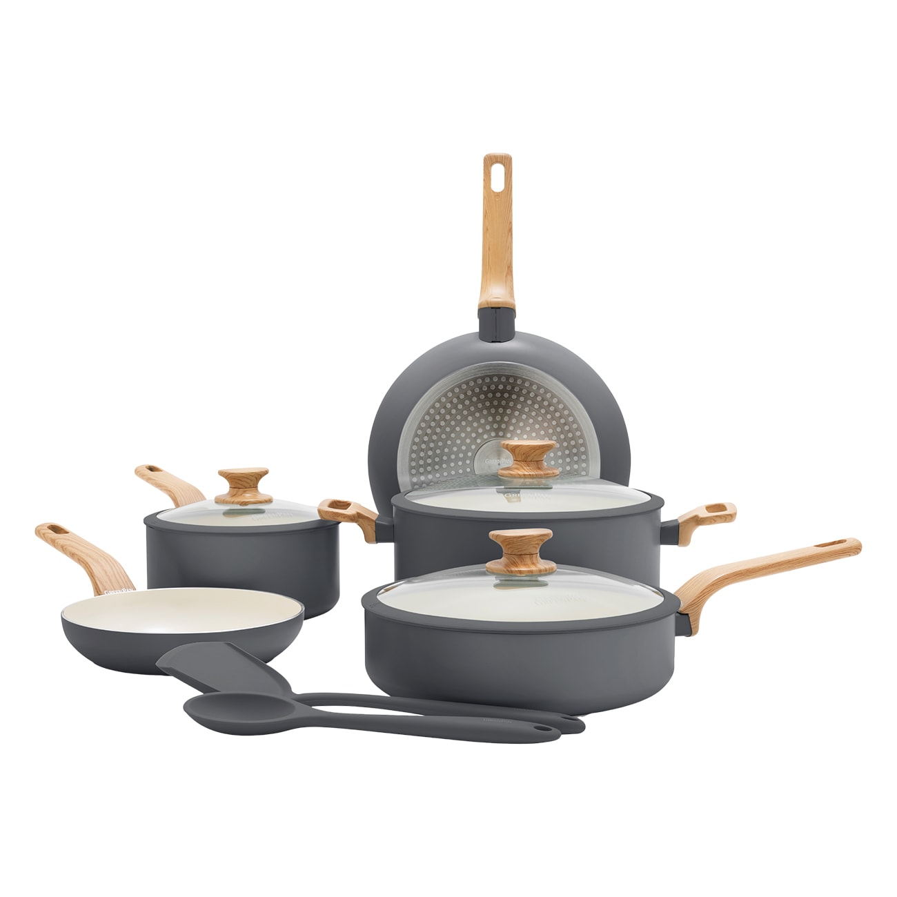 GreenPan Essence (CC010212-001) 5-tlg. Set grau Pfannen-Set 