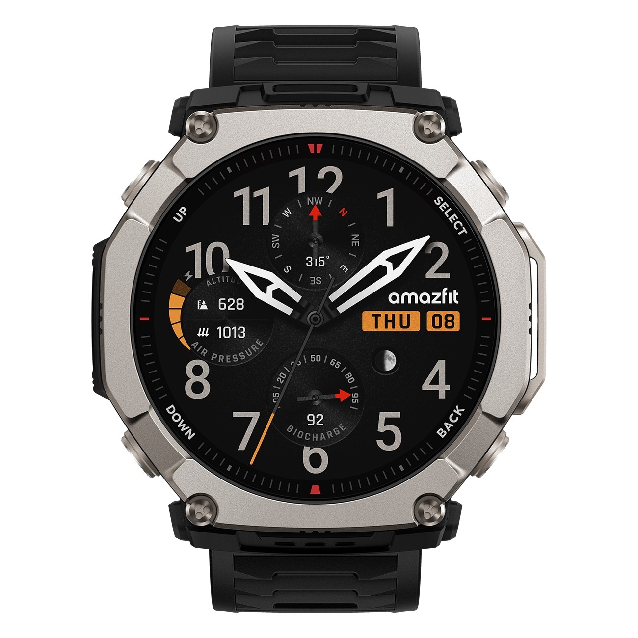Amazfit T-Rex Ultra 2 schwarz Smartwatch 
