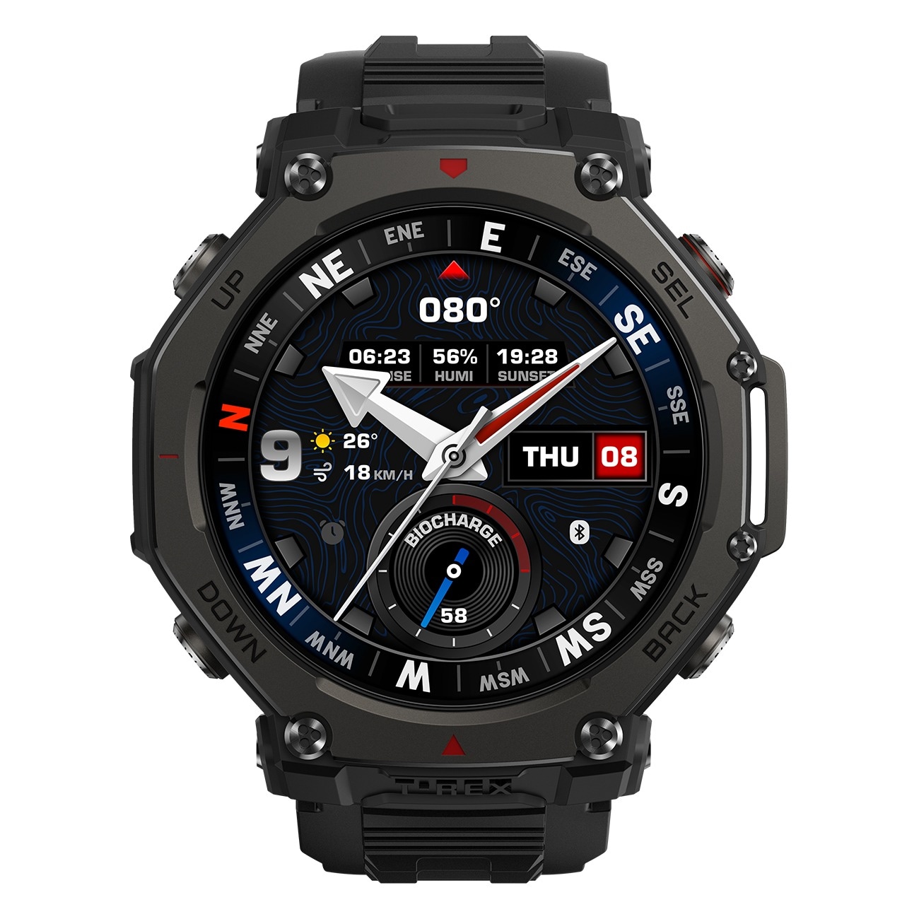 Amazfit T-Rex 3 Pro 48mm schwarz Smartwatch 