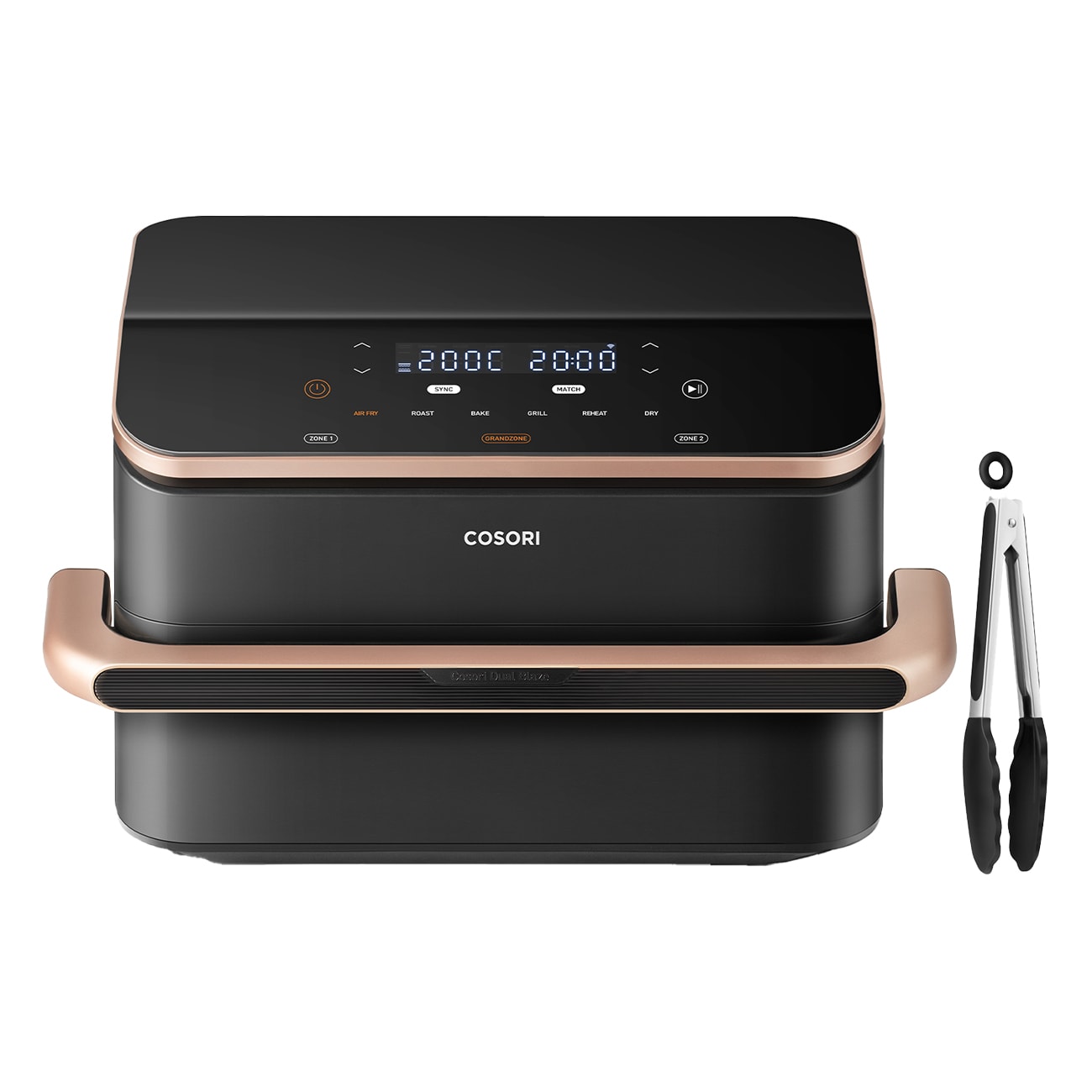 Cosori DualBlaze TwinFry schwarz Hei&szlig;luftfritteuse 