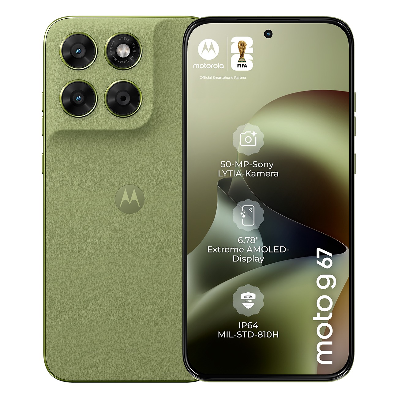 Motorola moto g67 (128GB) gr&uuml;n Smartphone 
