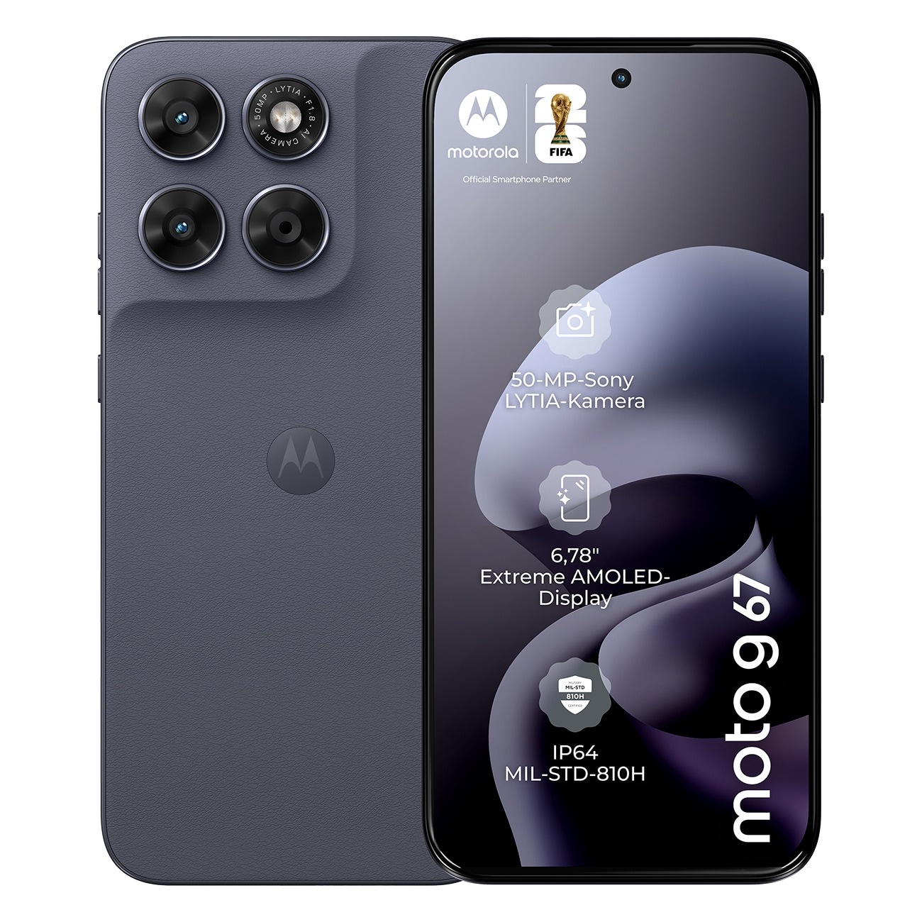 Motorola moto g67 (128GB) grau Smartphone 