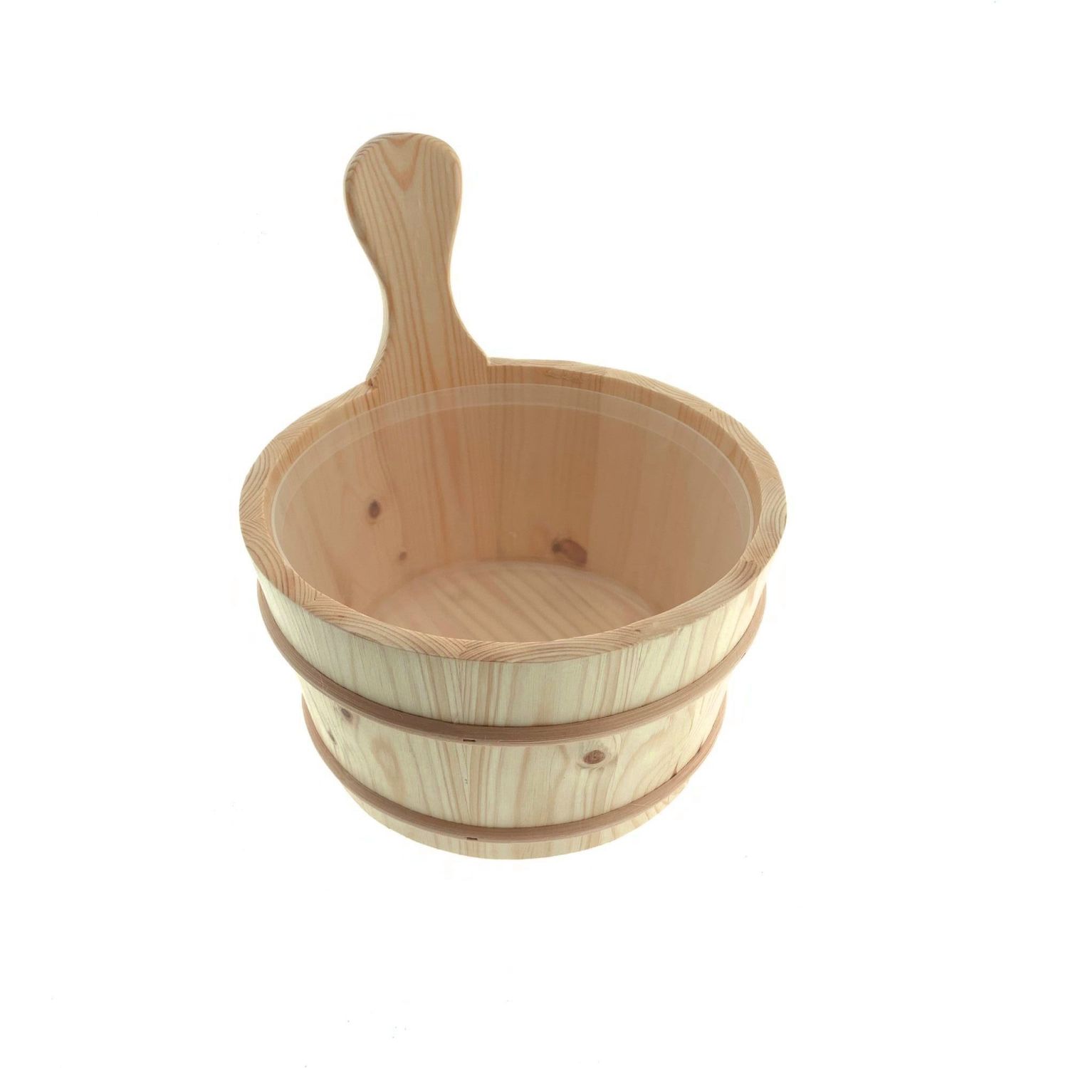 Dewello&reg; Sauna Zubeh&ouml;r Set |  Eimer aus hochwertigem Pinienholz | Das perfekte Saunazubeh&ouml;r f&uuml;r Zuhause 