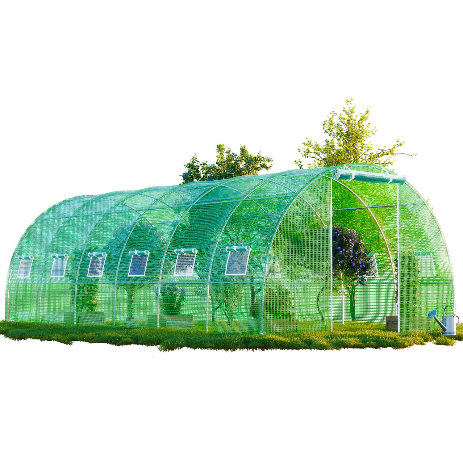 GARMIO&reg; Foliengew&auml;chshaus CARINI, Tomatenzelt, winterfest, 6x3x2m, Fr&uuml;hbeet, Pflanzenhaus, Gem&uuml;se und Obst, Hochbeet 