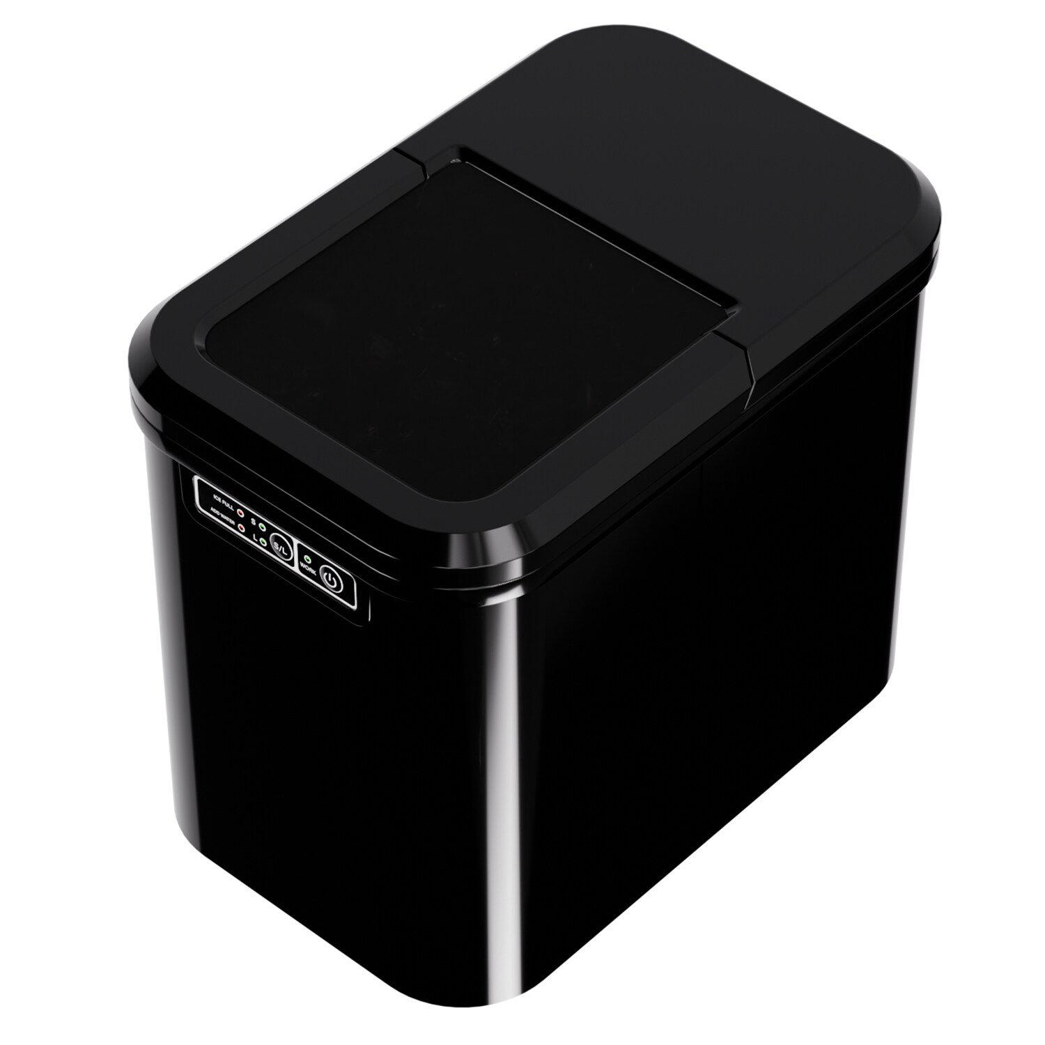 TroniTechnik&reg; Eisw&uuml;rfelmaschine Eisw&uuml;rfelbereiter, Ice Maker, 12kg/24h, 2,2 Liter Wassertank, 2 Gr&ouml;&szlig;en, Selbstreinigung, schwarz 