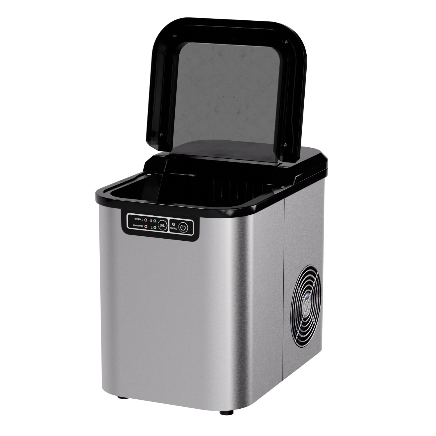 TroniTechnik® Eiswürfelmaschine Eiswürfelbereiter aus Edelstahl , Ice Maker, 12kg/24h, 2,2 Liter Wassertank, 2 Größen, Selbstreinigung bei Marktkauf online bestellen