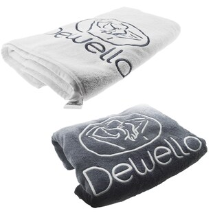 Dewello® Saunahandtuch Handtuch aus Baumwolle, für Badezimmer und Sauna oder Yoga, lichtbeständig Zwirnfrottee 75x200 cm, verschiedene Farben 