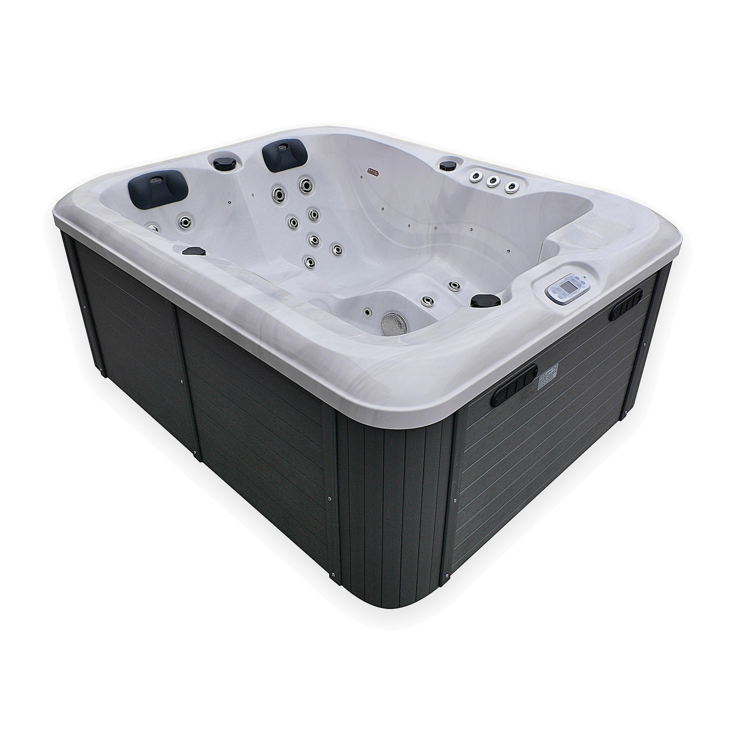 TroniTechnik&reg; Outdoor Whirlpool Spa ENNA 200cm x 160cm inkl. Thermoabdeckung 