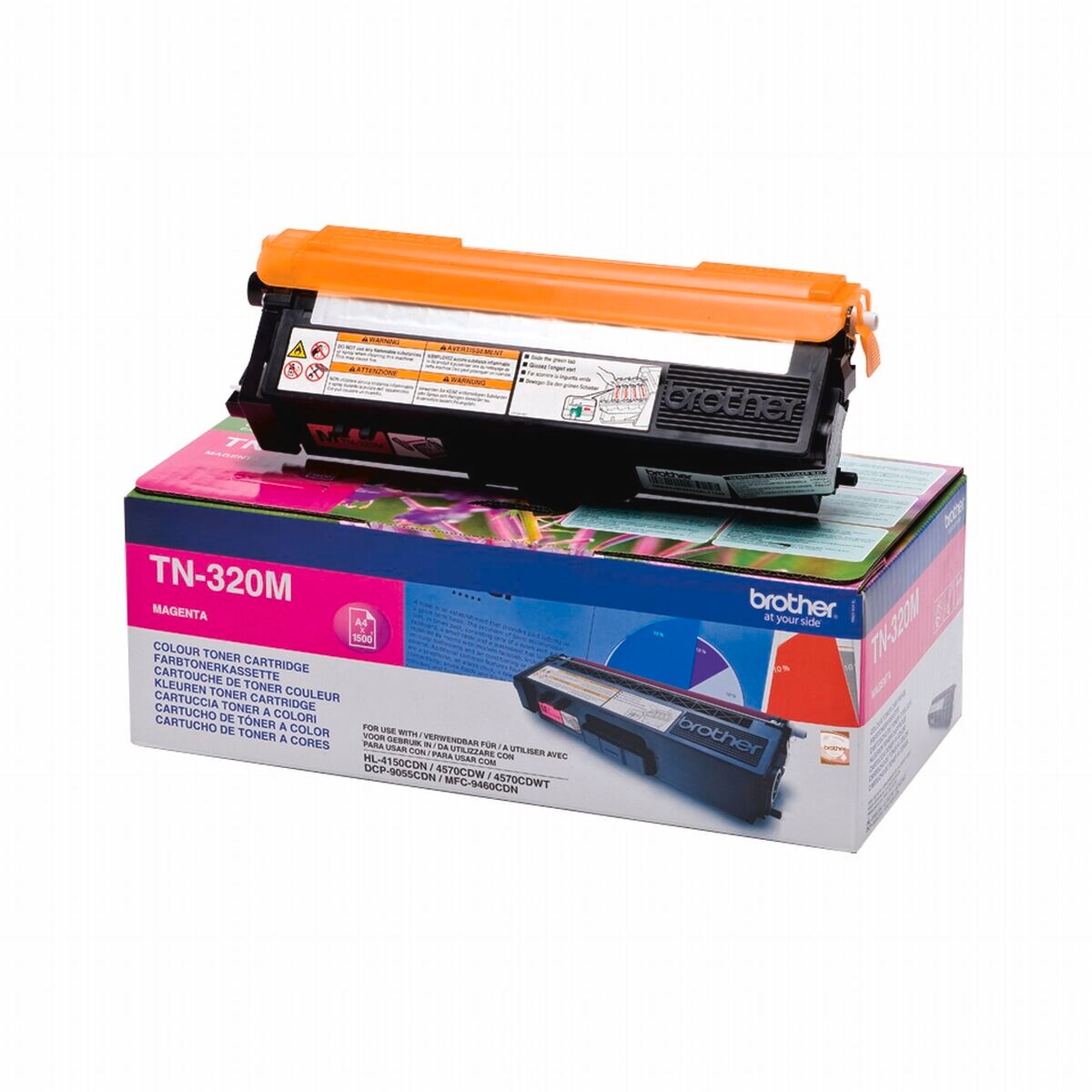 Brother Toner TN-320M Magenta (ca. 1500 Seiten) 