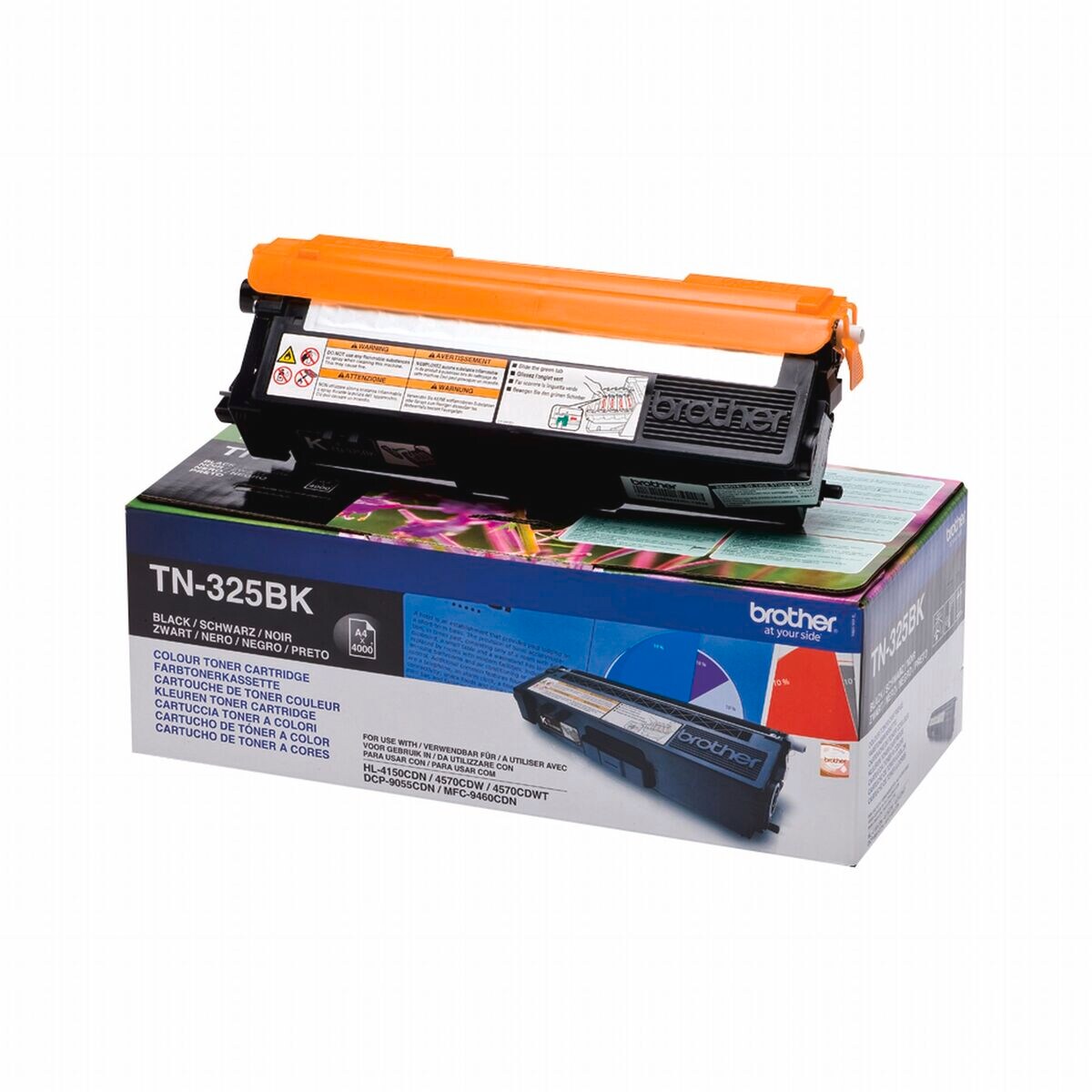 Brother Toner TN-325BK Jumbo Schwarz (ca. 4000 Seiten) 