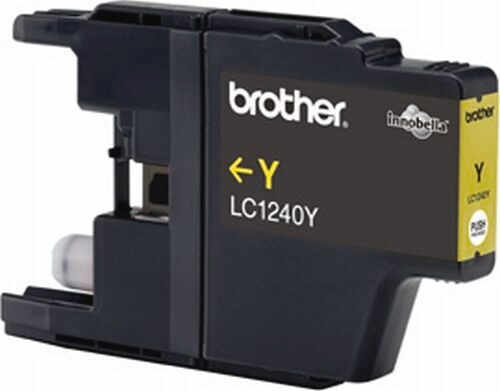 Brother Tintenpatrone LC-1240Y Gelb (ca. 600 Seiten) 