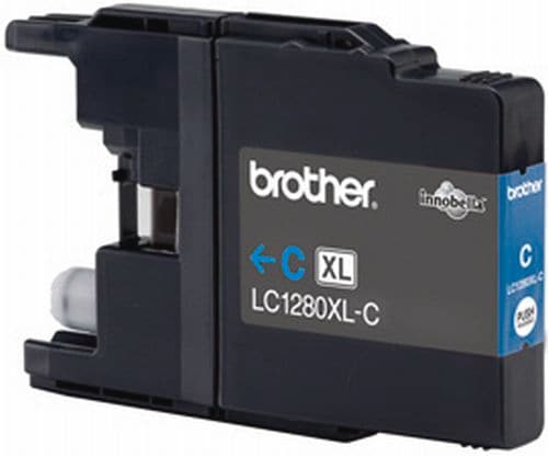 Brother Tintenpatrone LC-1280XLC Cyan (ca. 1200 Seiten) 