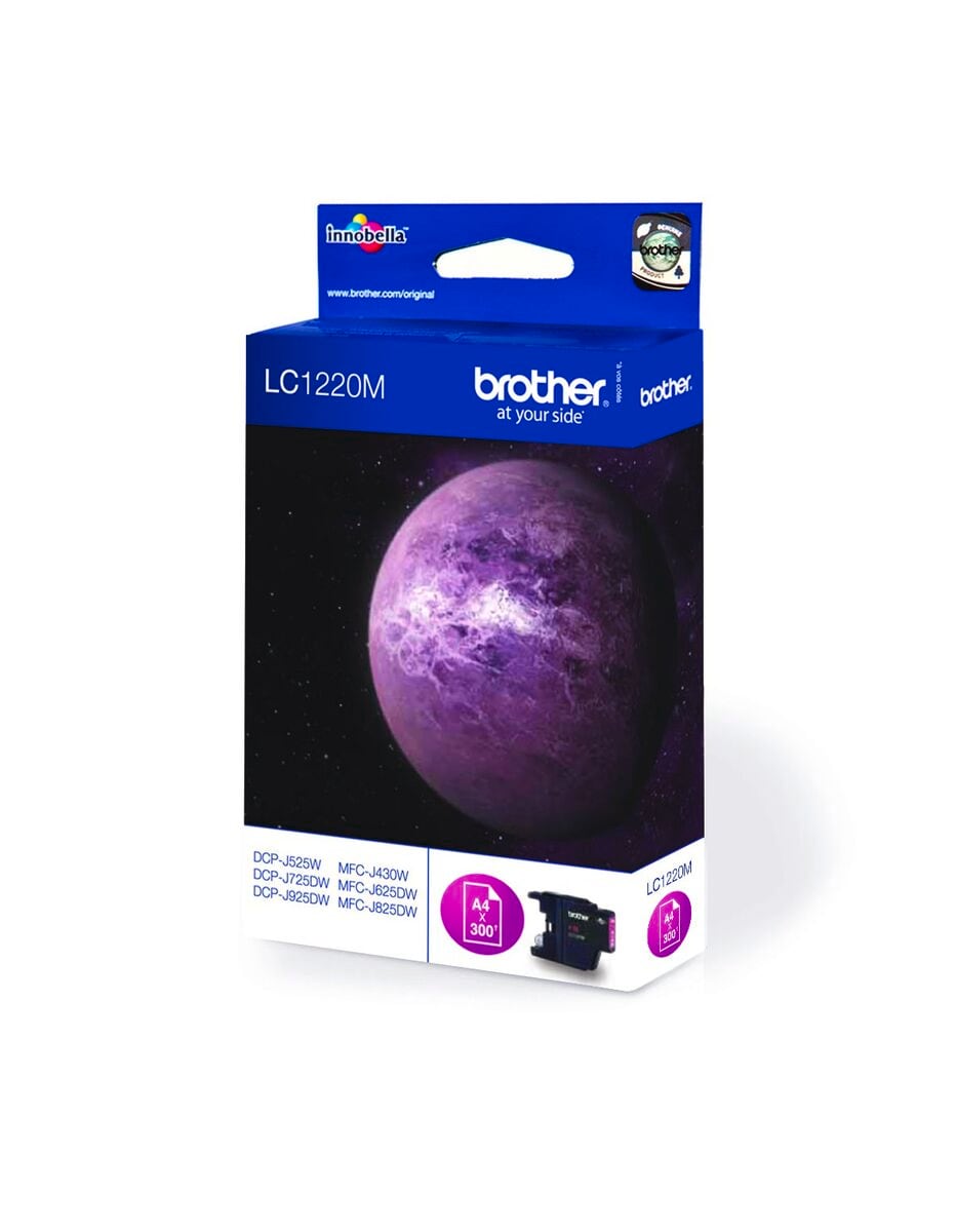 Brother Tintenpatrone LC-1220M Magenta (ca. 300 Seiten) 