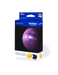 Brother Tintenpatrone LC-1220Y Gelb (ca. 300 Seiten) 